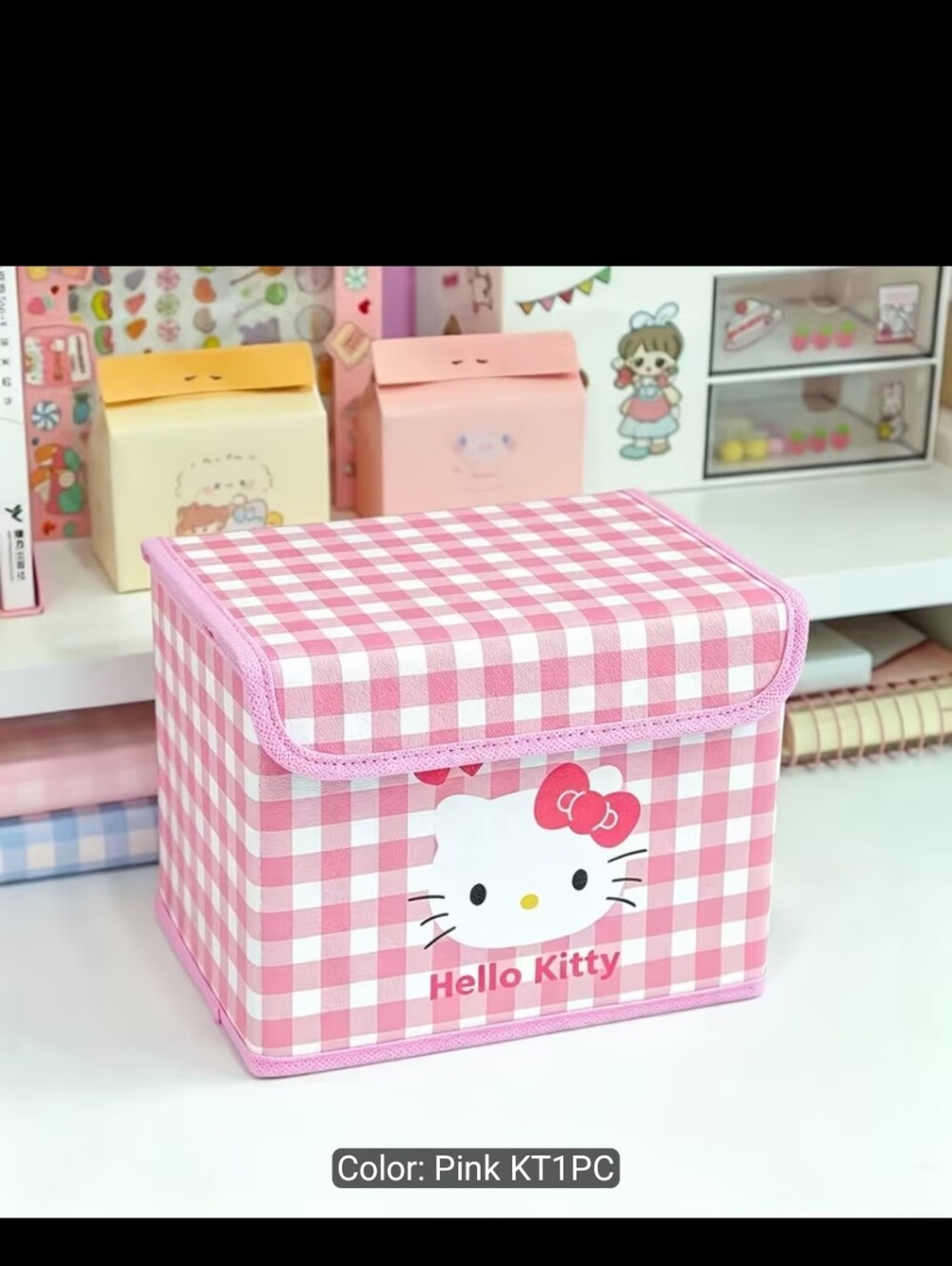 Hello Kitty Storage Box with Lid